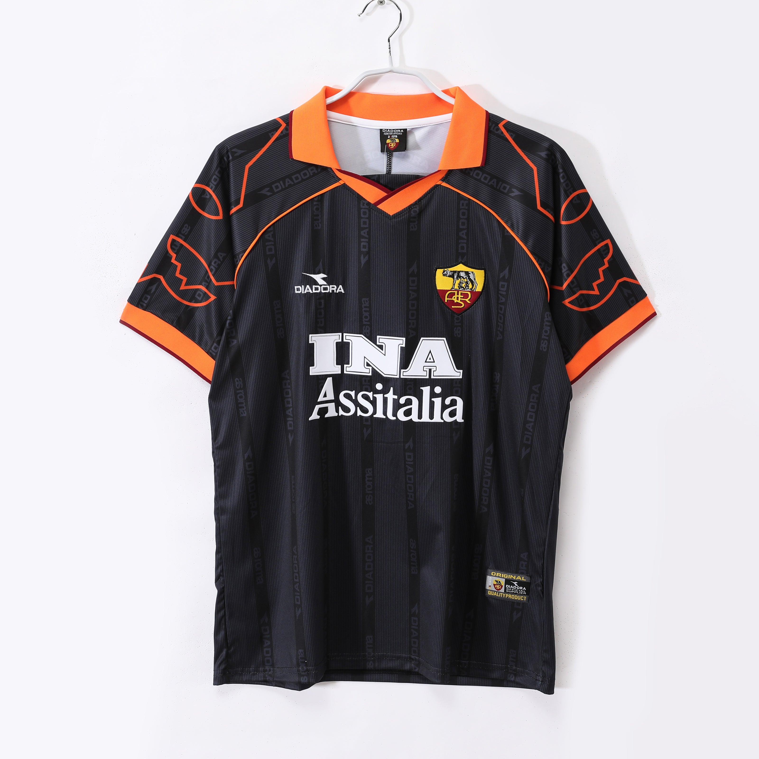 99/00 Roma Away Retro Jersey