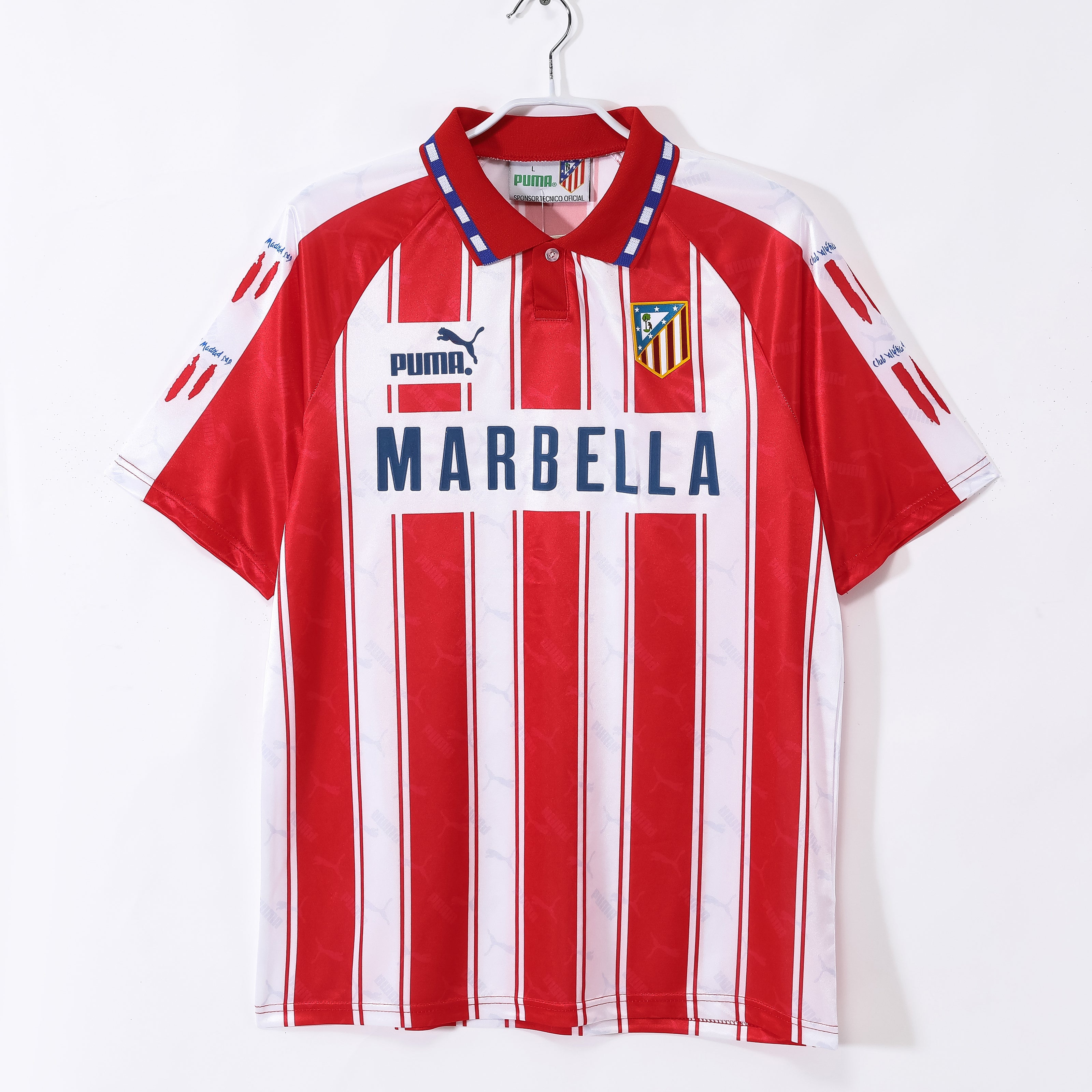94/95 Atletico Madrid Home Retro Jersey