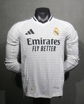 24/25 Real Madrid Long Sleeve Home Jersey