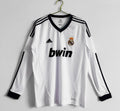 12/13 Real Madrid Long Sleeve Home Retro Jersey