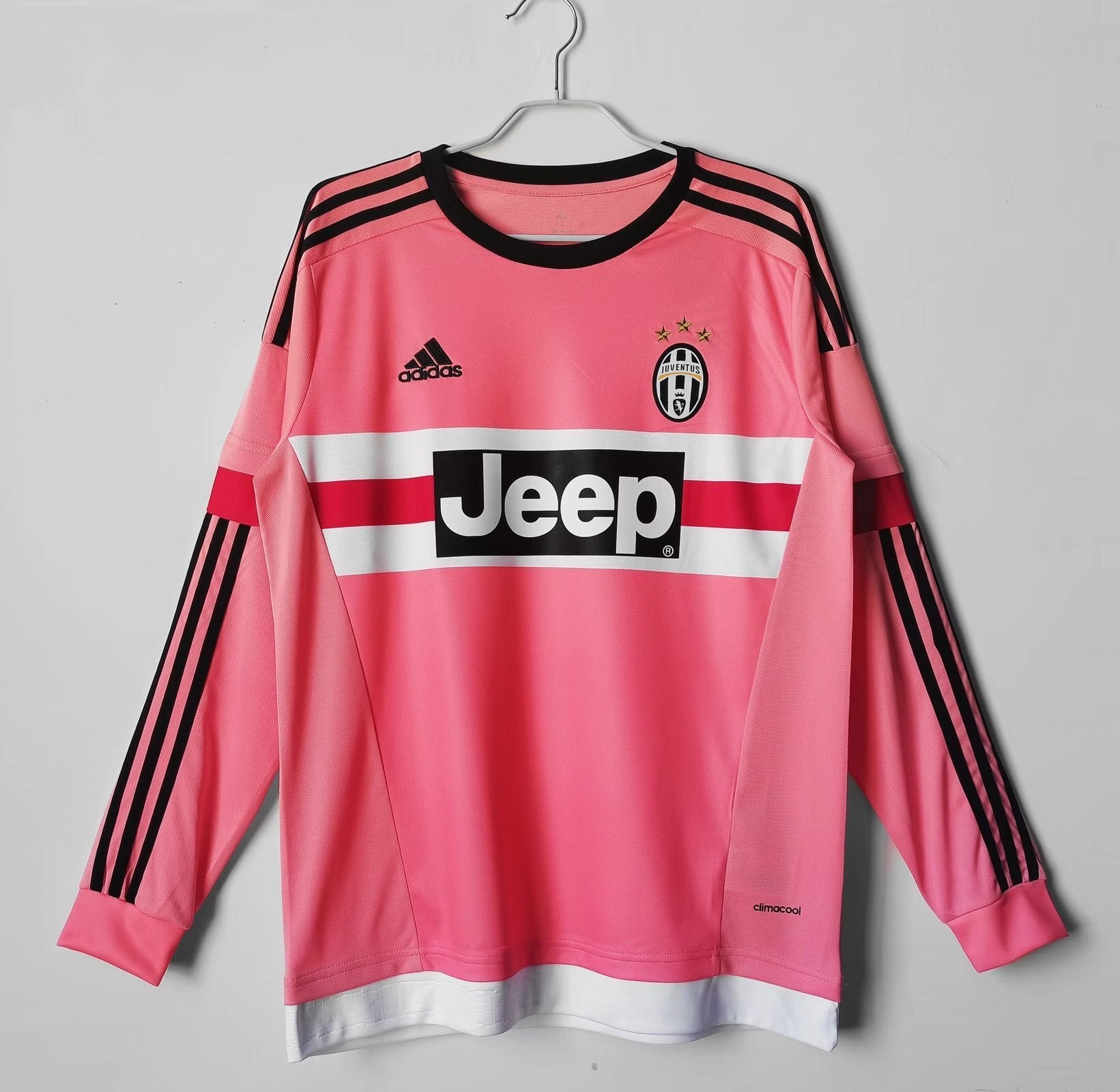15/16 Juventus Long Sleeve Away Retro Jersey