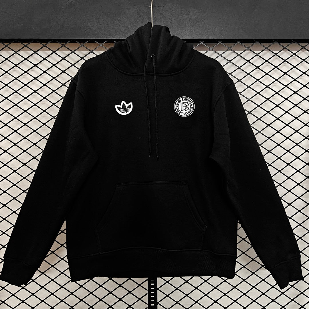 Germany Retro Hoodie - Black