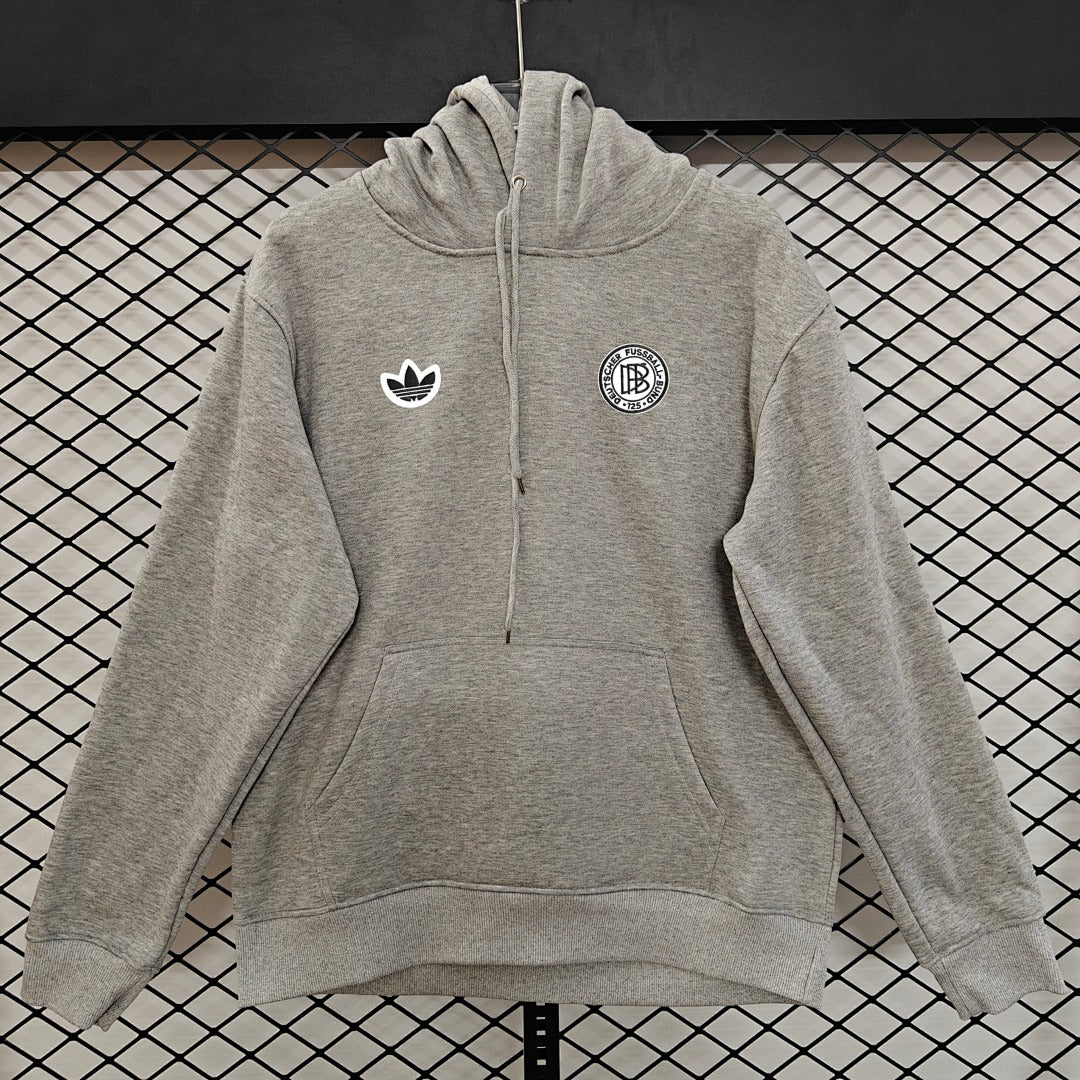 Germany Retro Hoodie - Grey