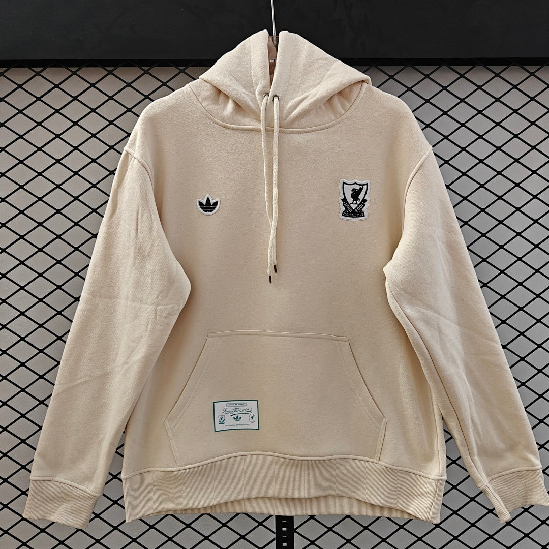 Liverpool Retro Hoodie - Beige