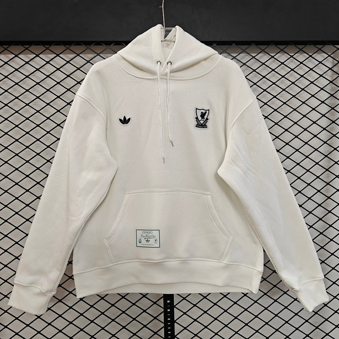 Liverpool Retro Hoodie - White