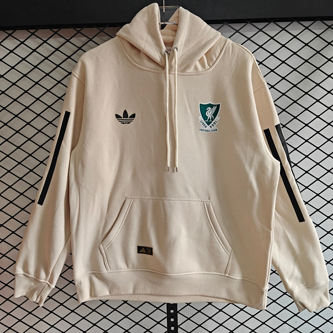 Liverpool Away Hoodie - Beige