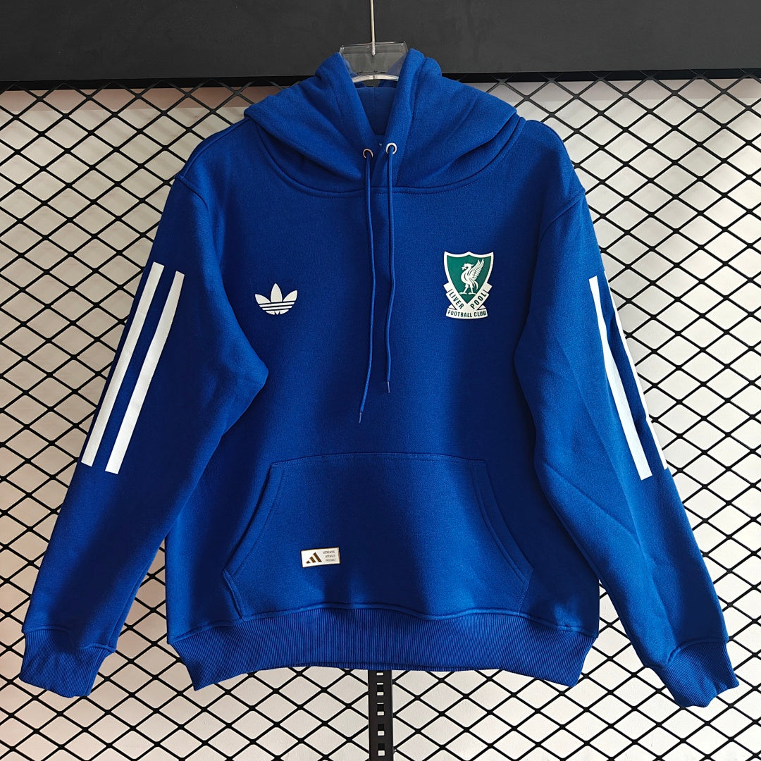 Liverpool Away Hoodie - Royal Blue