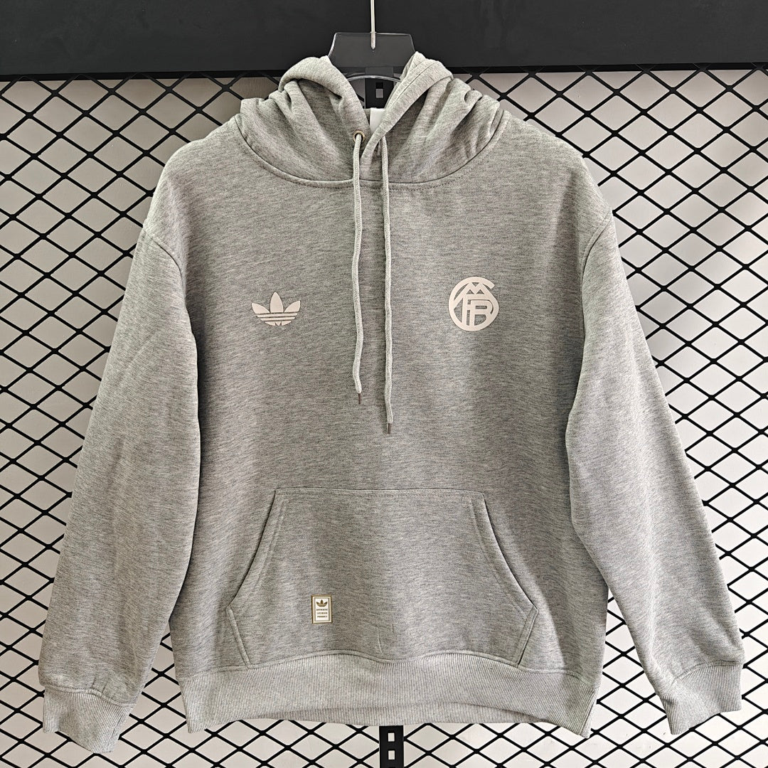 Bayern Away Hoodie - Grey