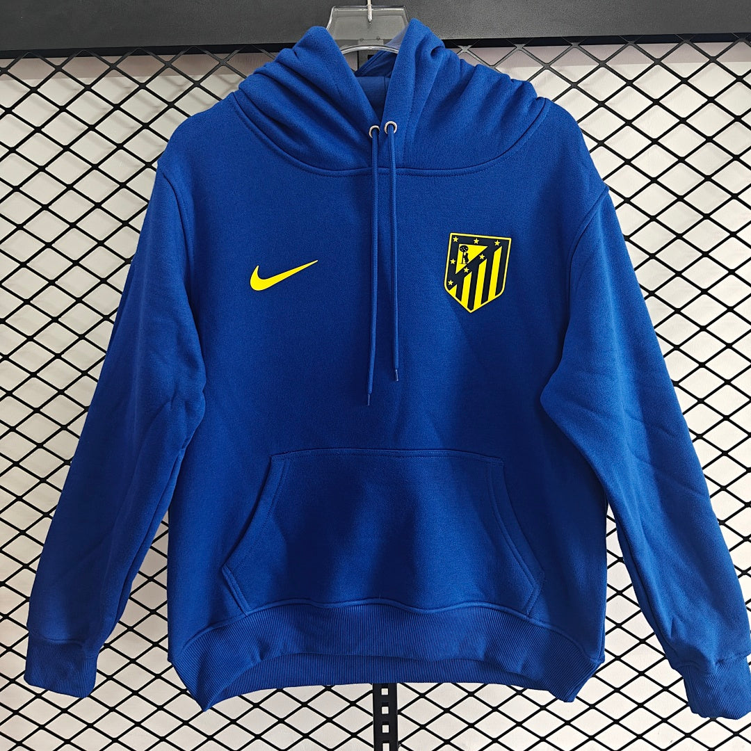 Atletico Madrid Away Hoodie - Royal Blue