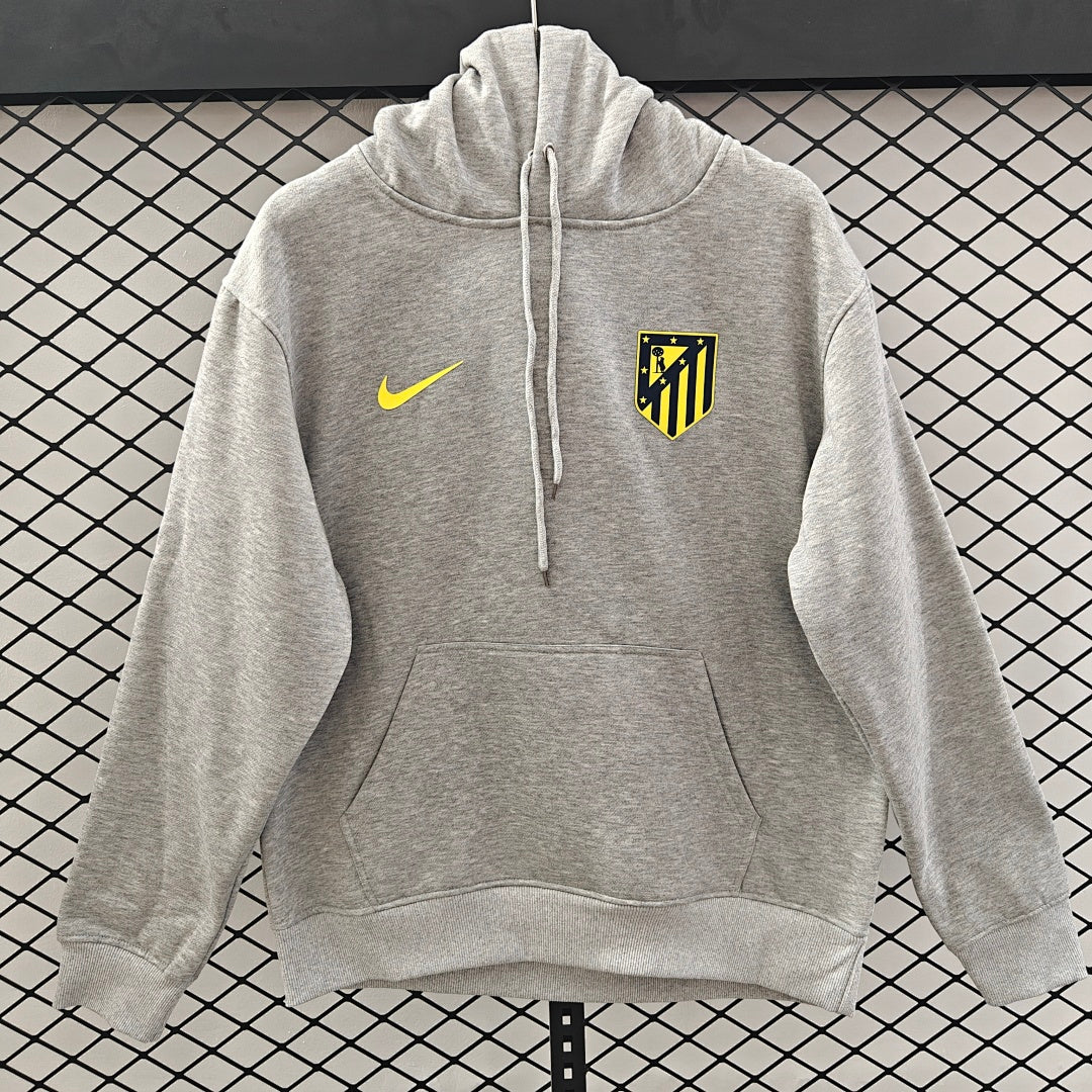 Atletico Madrid Away Hoodie - Grey