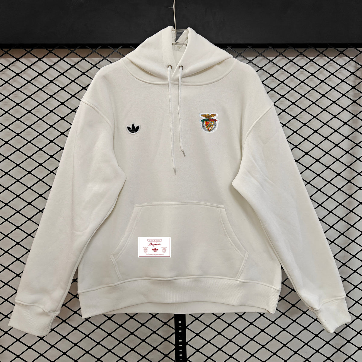Benfica Retro Hoodie - White