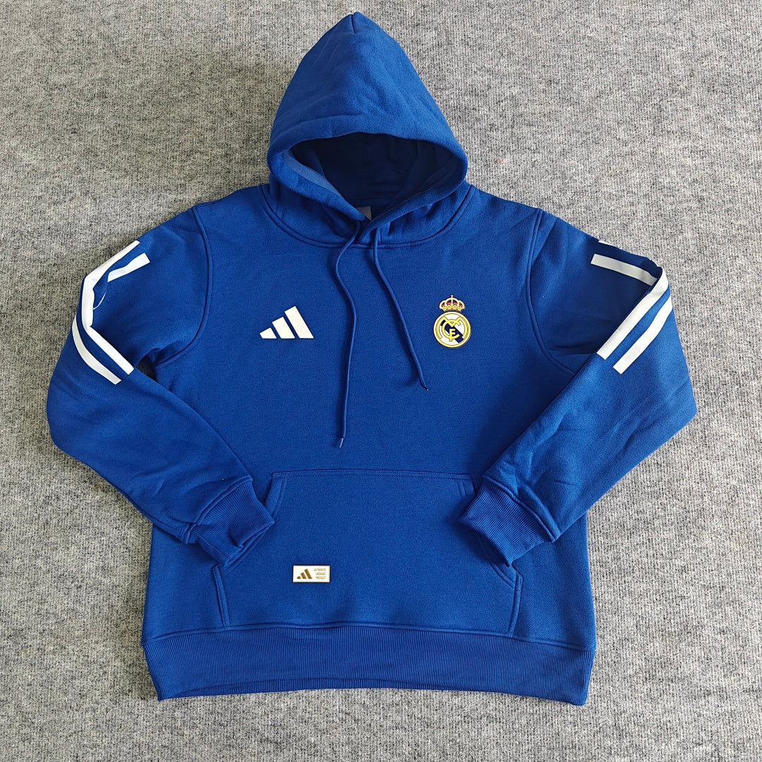 Real Madrid Home Hoodie - Royal Blue