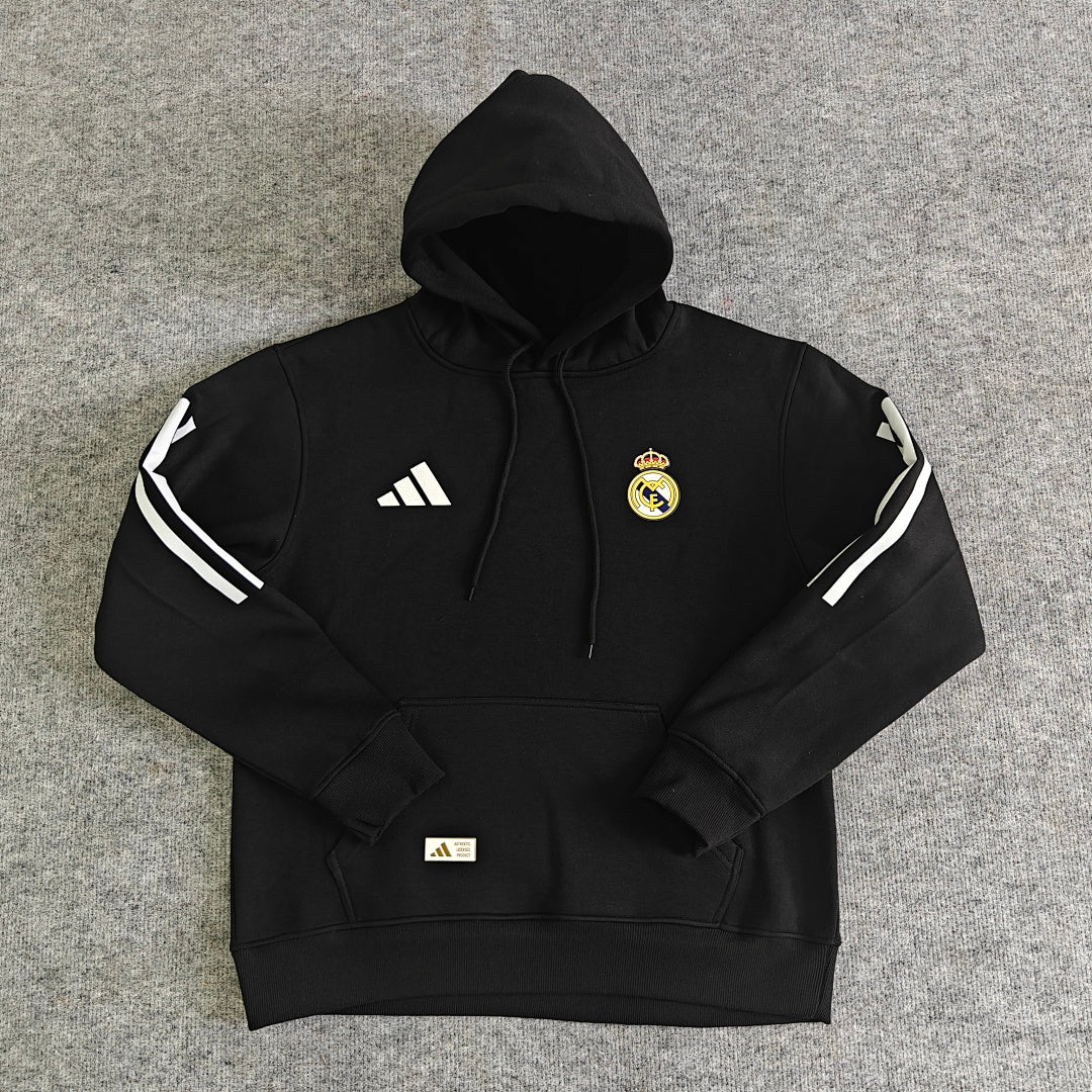 Real Madrid Home Hoodie - Black