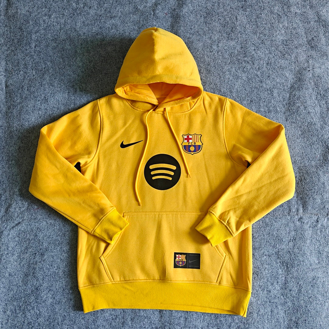 Barcelona 25/26 Home Hoodie - Yellow