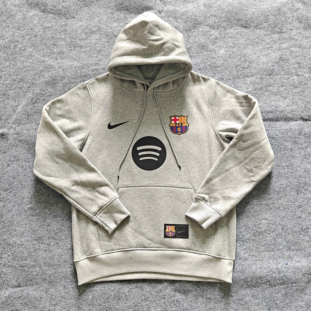 Barcelona 25/26 Home Hoodie - Grey