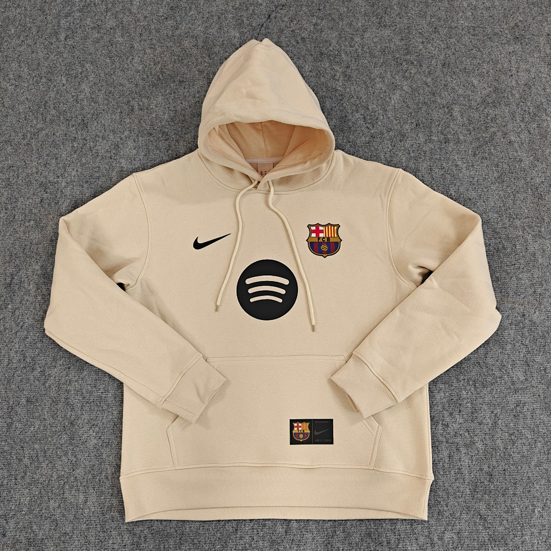 Barcelona 25/26 Home Hoodie - Beige