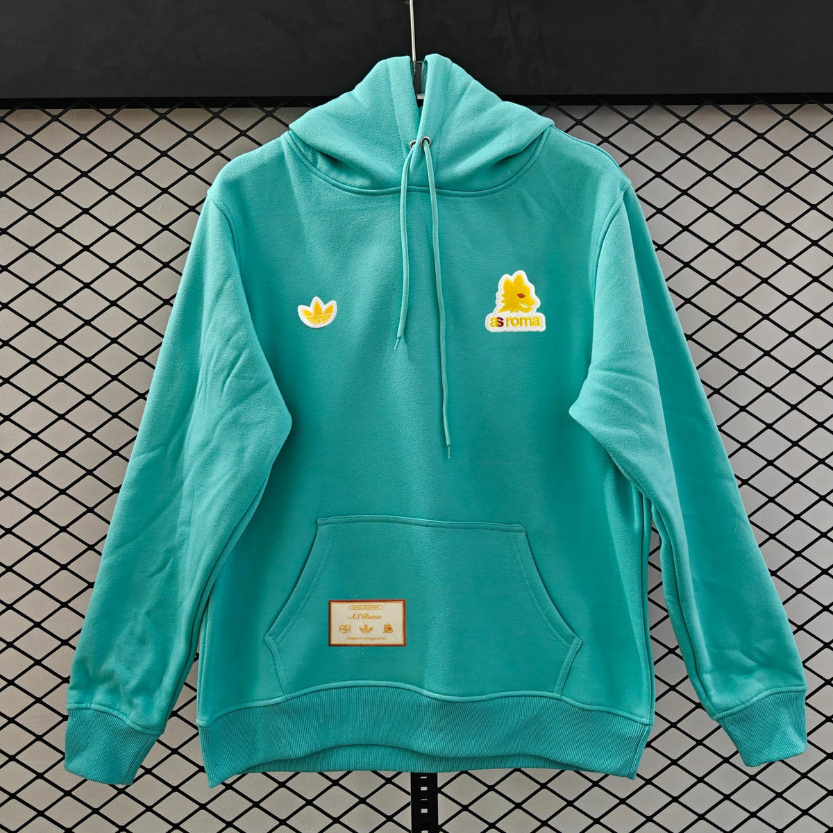 Roma Retro Hoodie - Teal