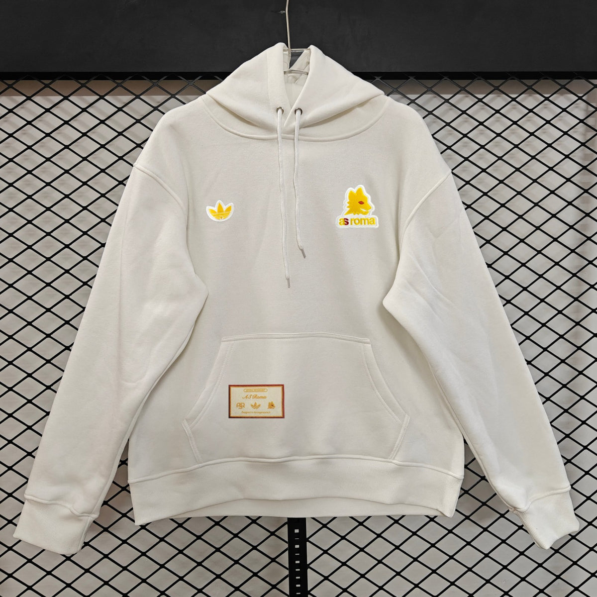 Roma Retro Hoodie - White
