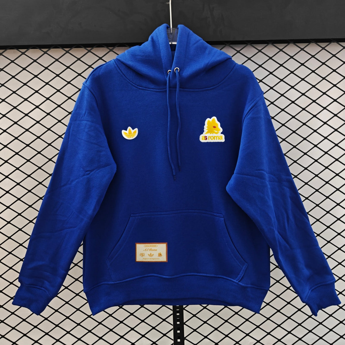 Roma Retro Hoodie - Royal Blue