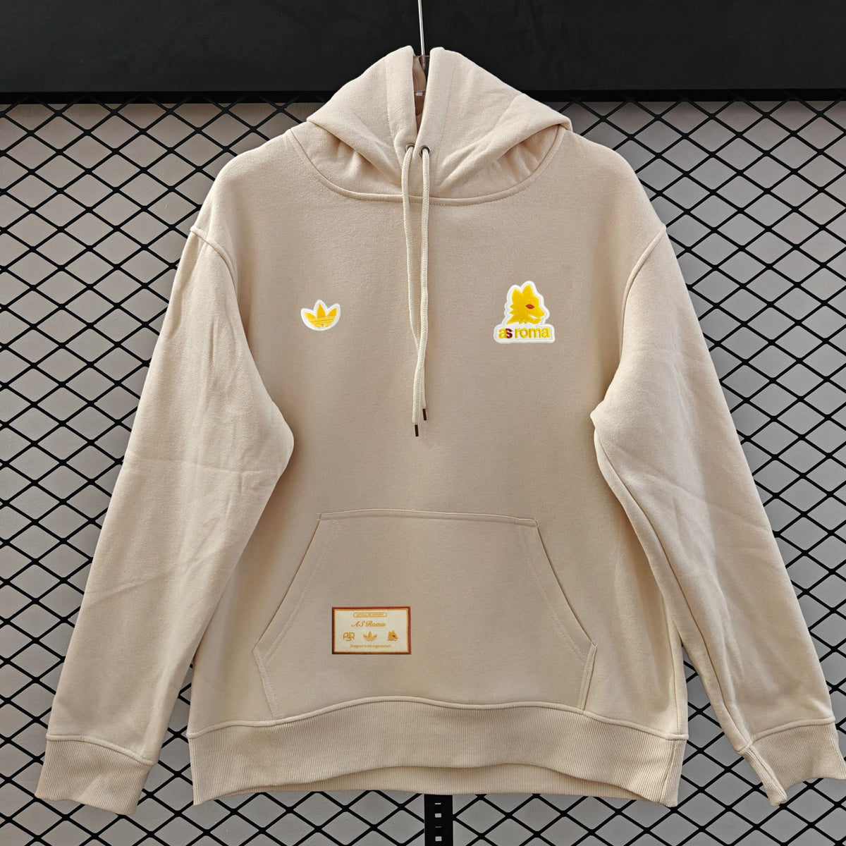 Roma Retro Hoodie - Beige