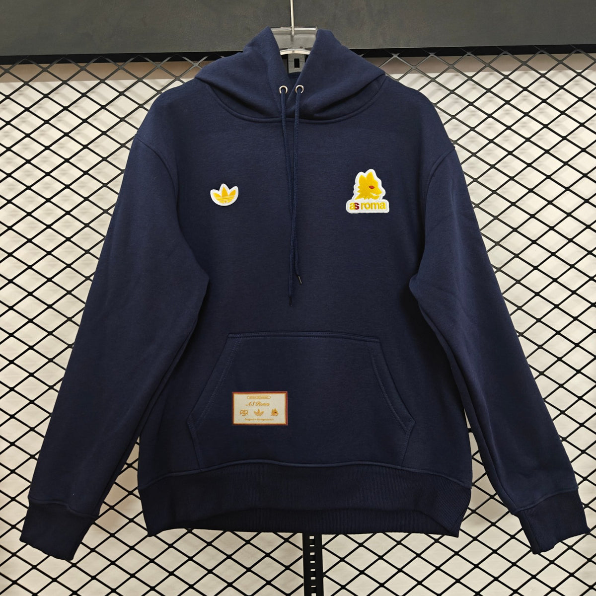 Roma Retro Hoodie - Navy