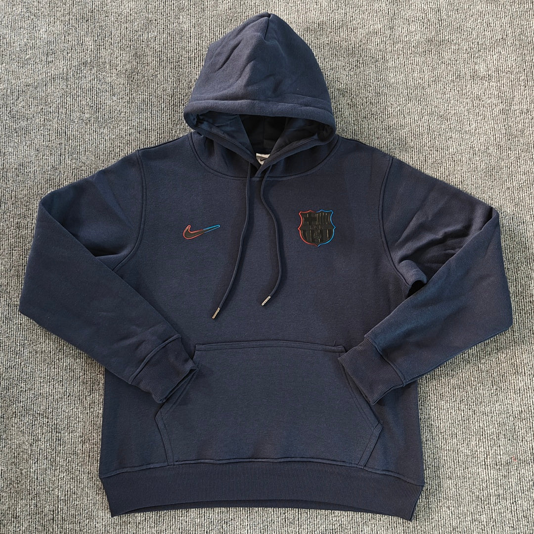 Barcelona Black Crest Hoodie