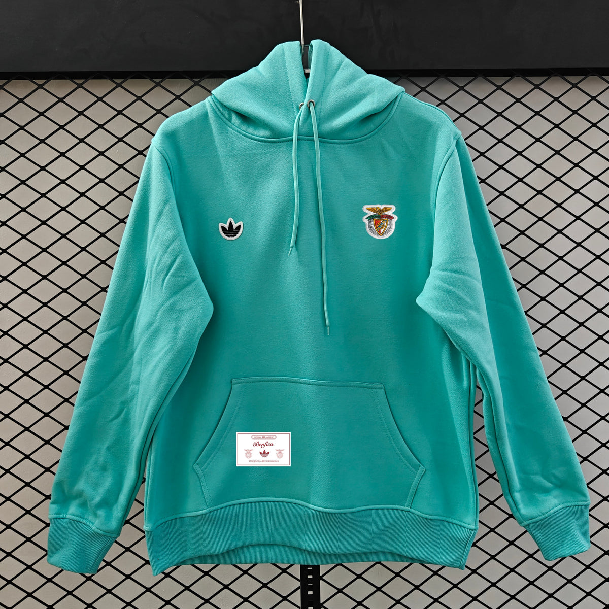 Benfica Retro Hoodie - Teal
