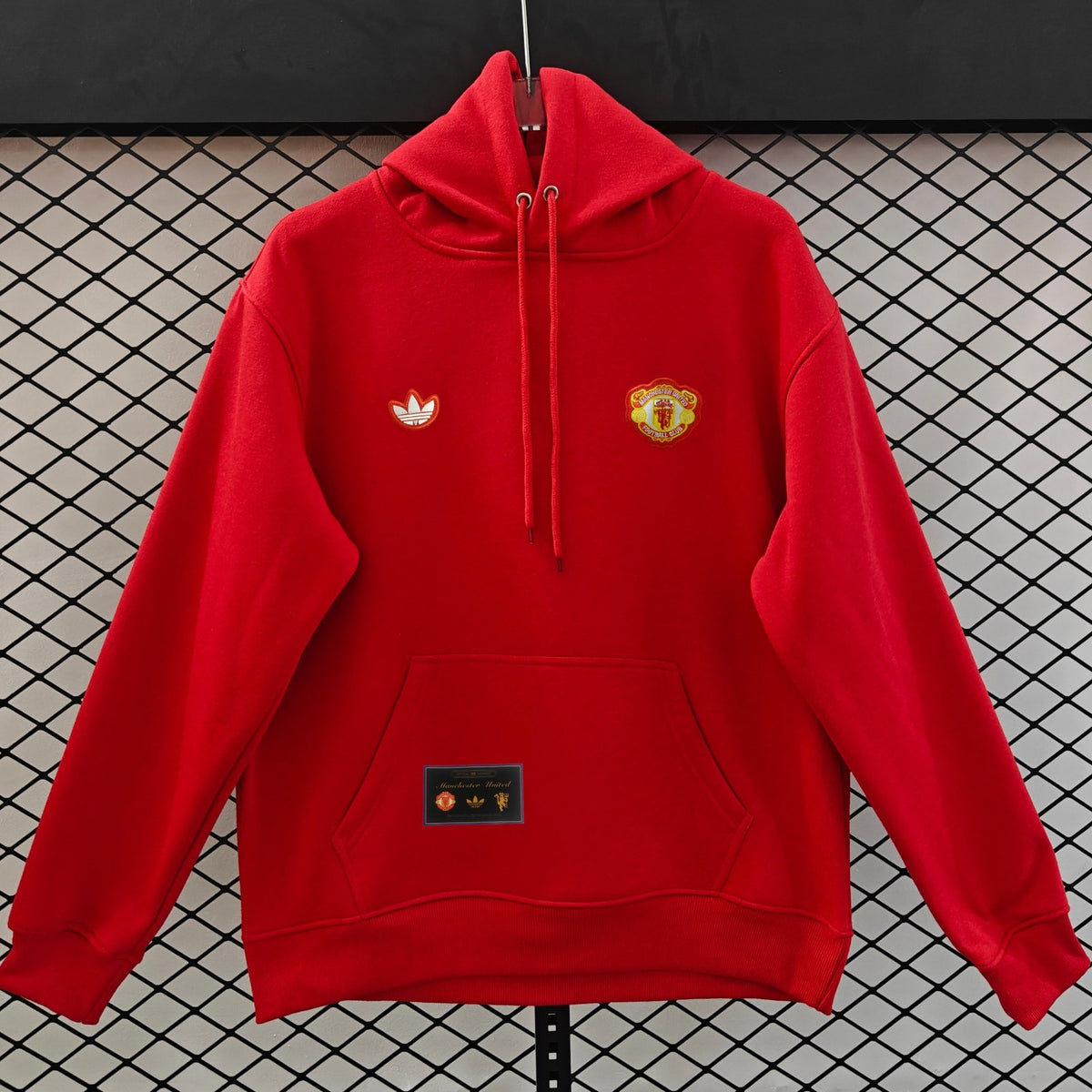 Manchester United Retro Hoodie - Red
