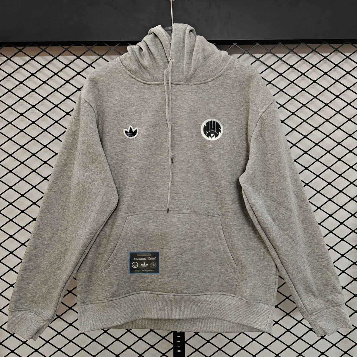 Newcastle Retro Hoodie - Grey
