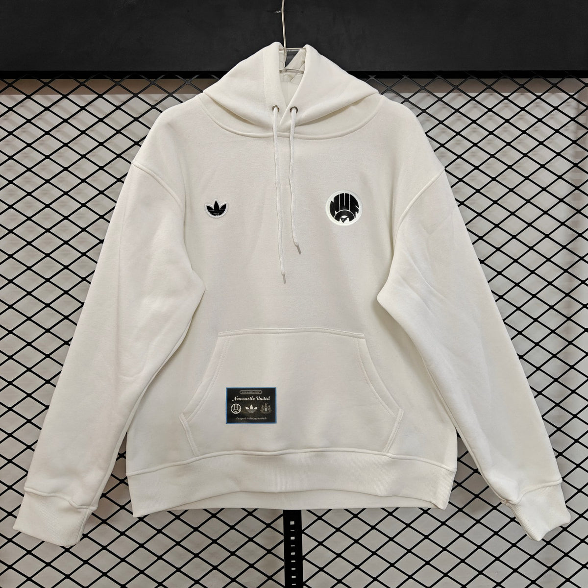 Newcastle Retro Hoodie - White