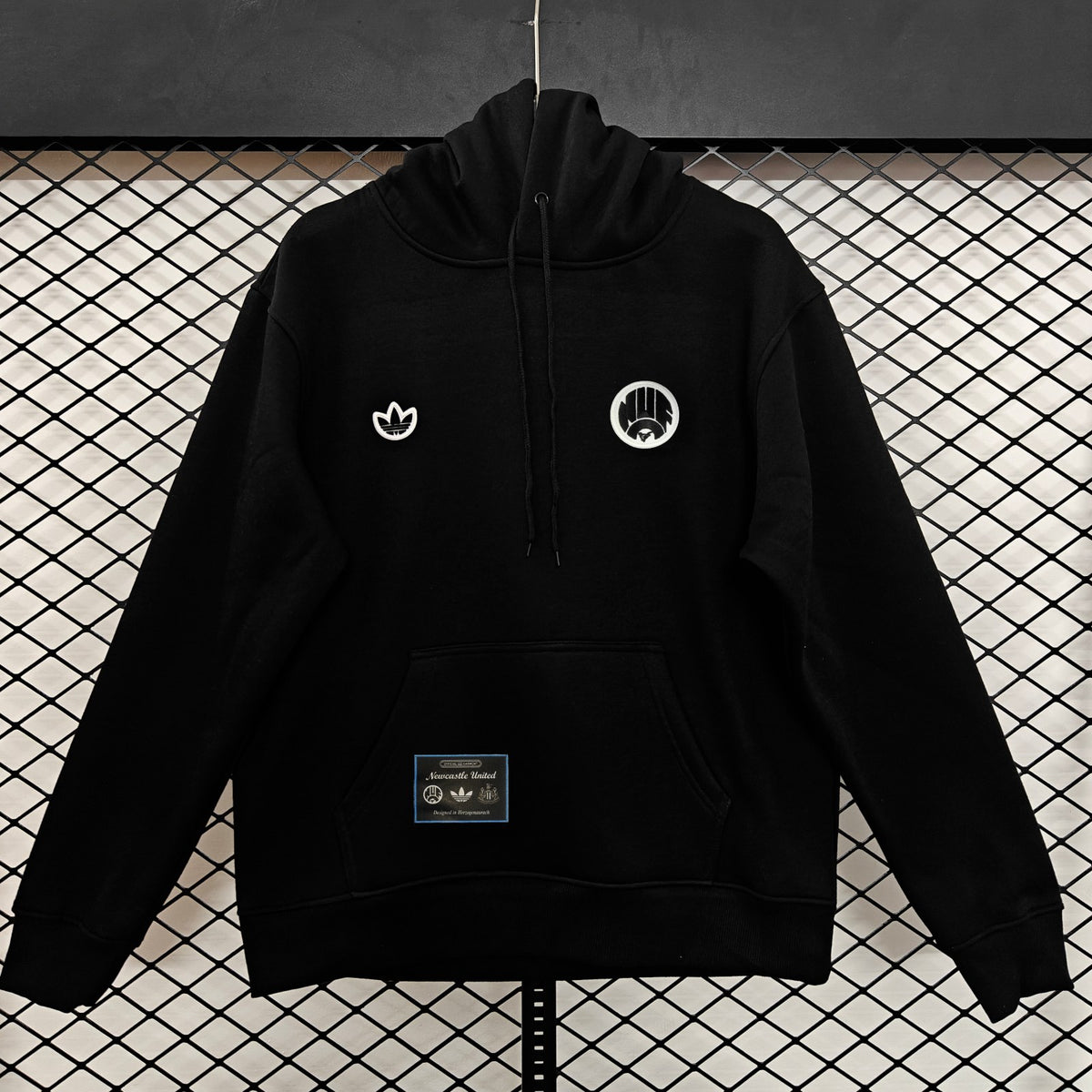 Newcastle Retro Hoodie - Black