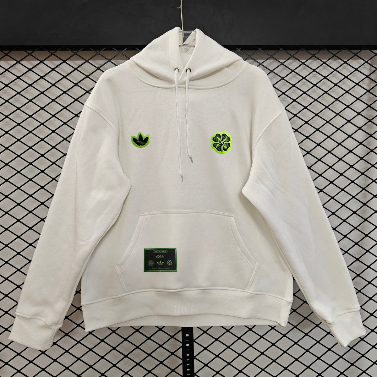 Celtic Retro Hoodie - White