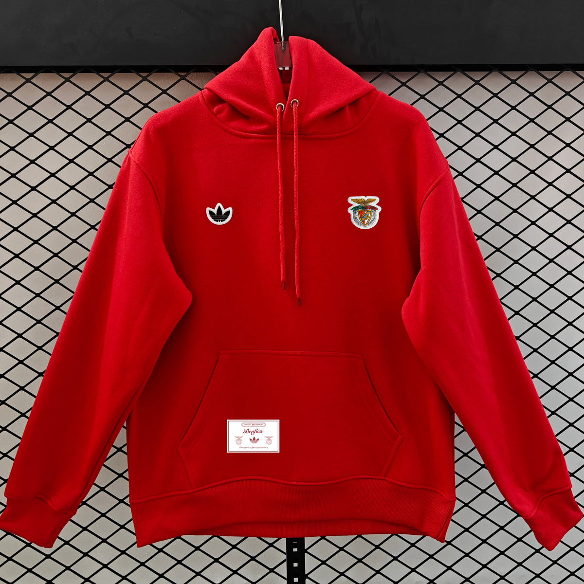 Benfica Retro Hoodie - Red