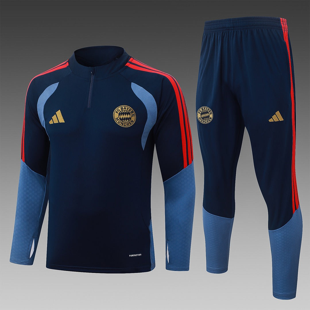 26/27 Bayern Royal Blue Tracksuit - Quarter Zip