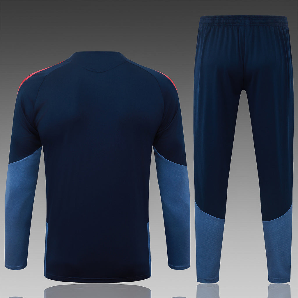 26/27 Bayern Royal Blue Tracksuit - Quarter Zip