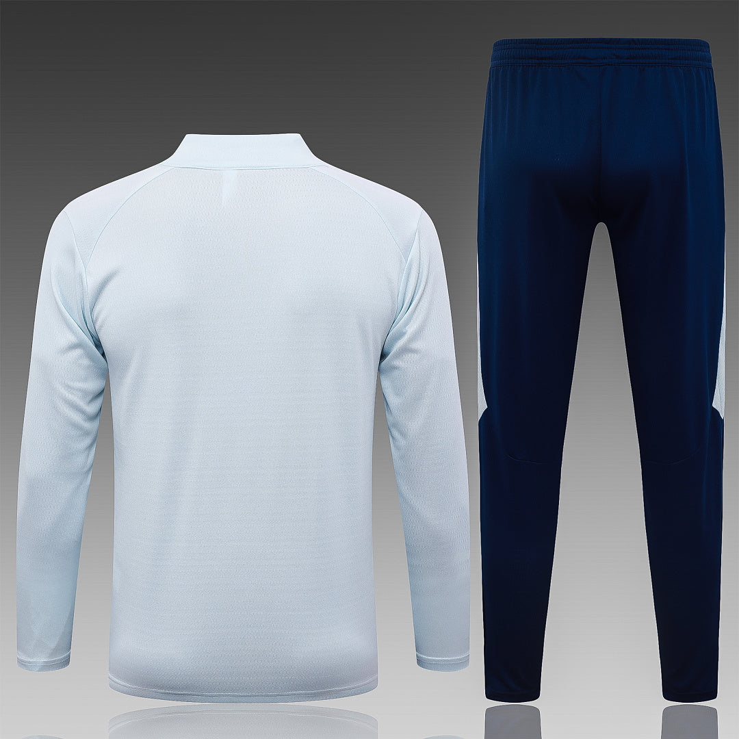 26/27 Manchester City Light Blue Tracksuit - Quarter Zip