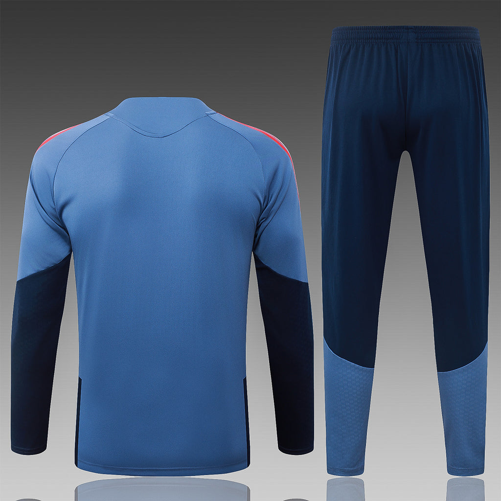 26/27 Bayern Blue Tracksuit - Quarter Zip