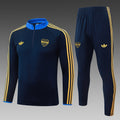 26/27 Boca Juniors Navy & Gold Tracksuit - Quarter Zip
