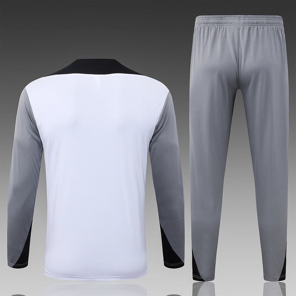 26/27 PSG Jordan White Tracksuit - Quarter Zip