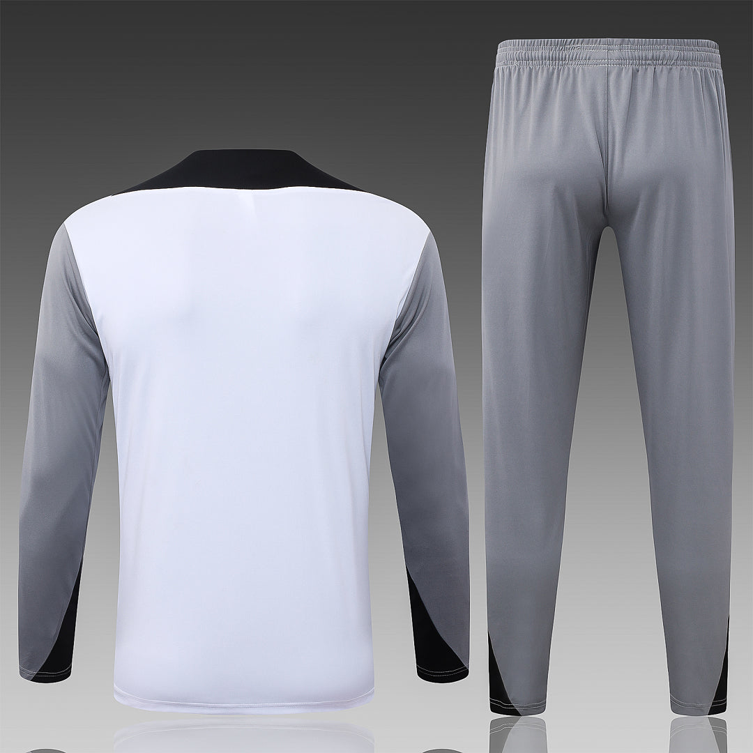 26/27 PSG Jordan White Tracksuit - Quarter Zip
