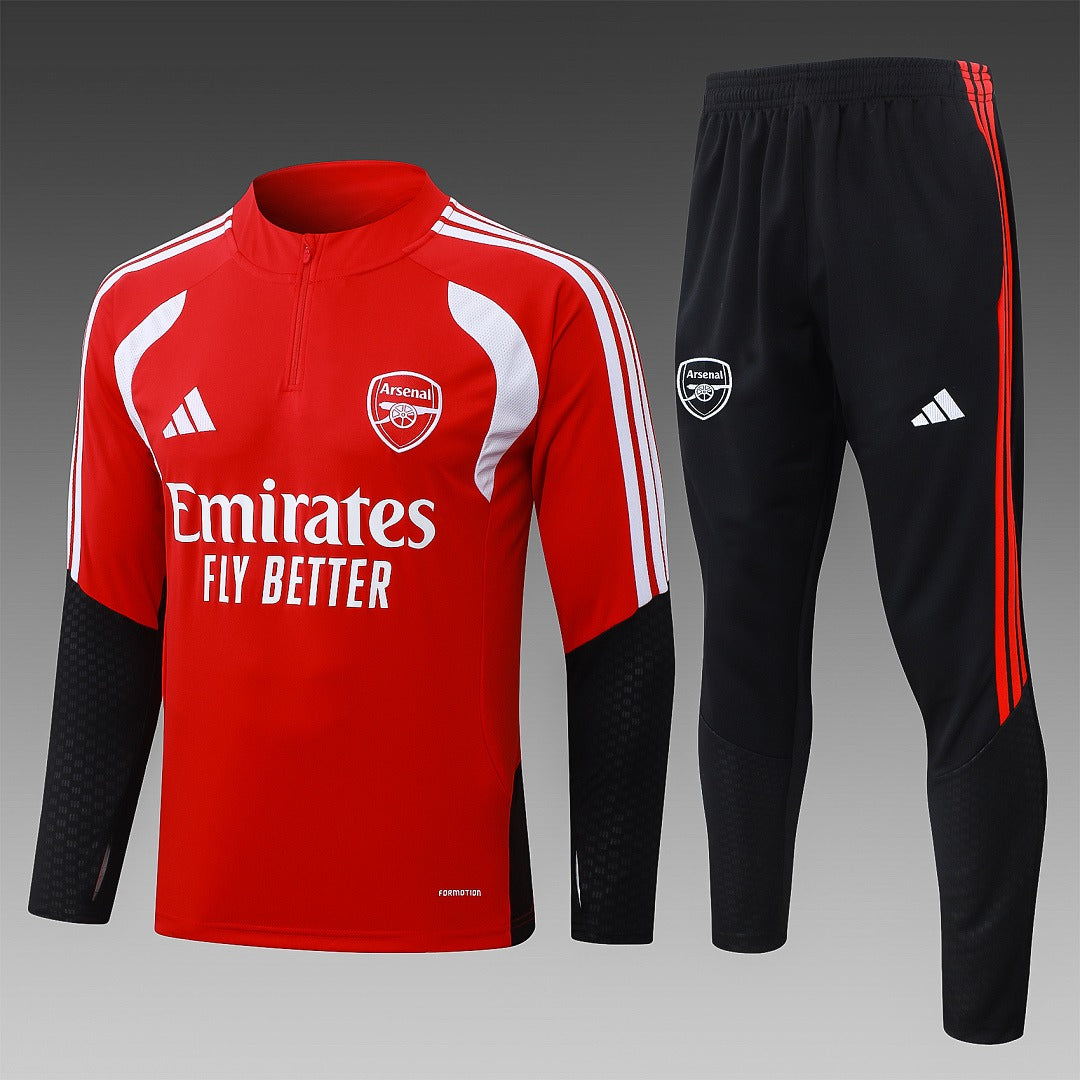 26/27 Arsenal Red Tracksuit - Quarter Zip