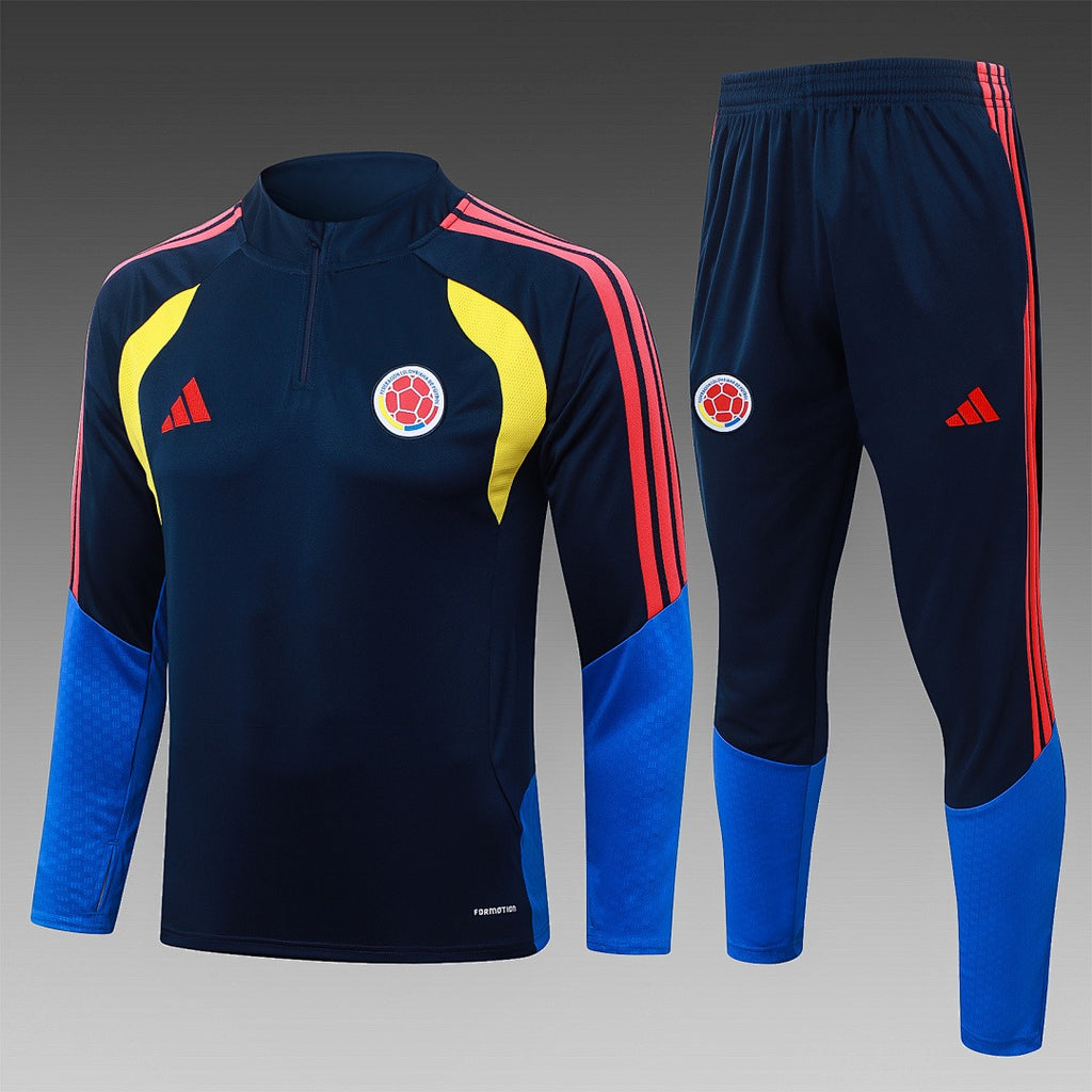 26/27 Colombia Royal Blue Tracksuit - Quarter Zip