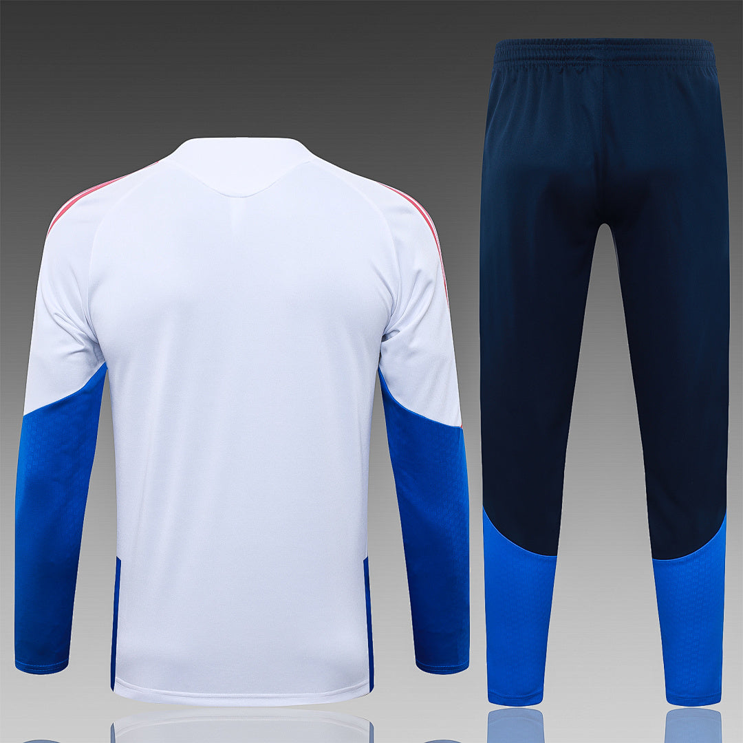 26/27 Colombia White Tracksuit - Quarter Zip