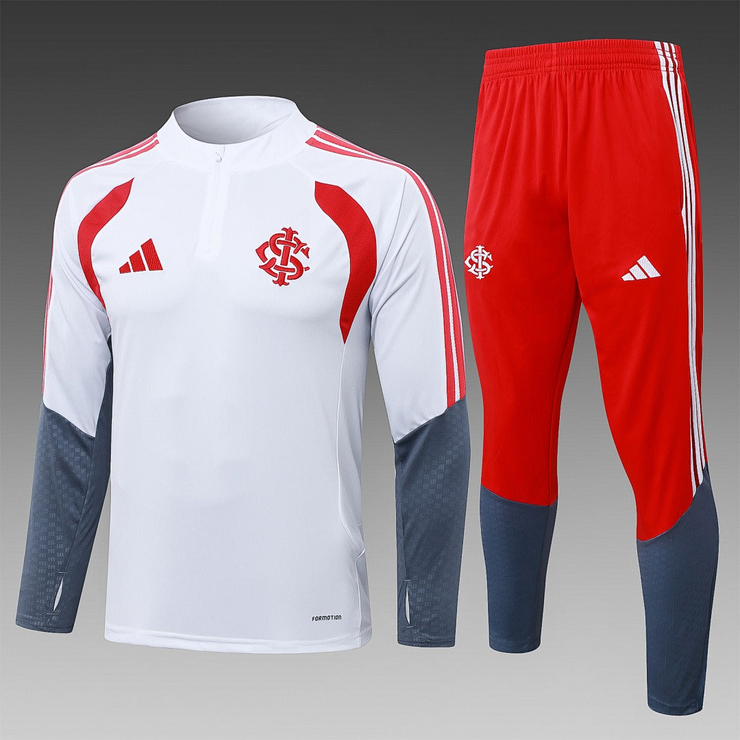 26/27 Internacional White Tracksuit - Quarter Zip