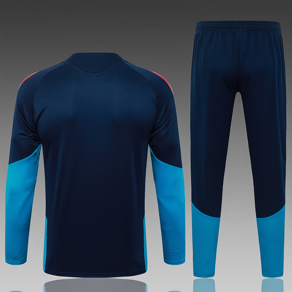 26/27 Spain Royal Blue Tracksuit - Quarter Zip