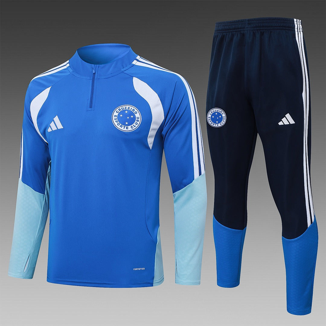 26/27 Cruzeiro Blue Tracksuit - Quarter Zip