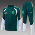 26/27 Italy Dark Green Tracksuit - Quarter Zip