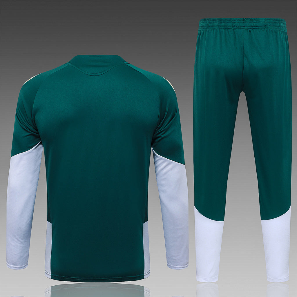 26/27 Italy Dark Green Tracksuit - Quarter Zip