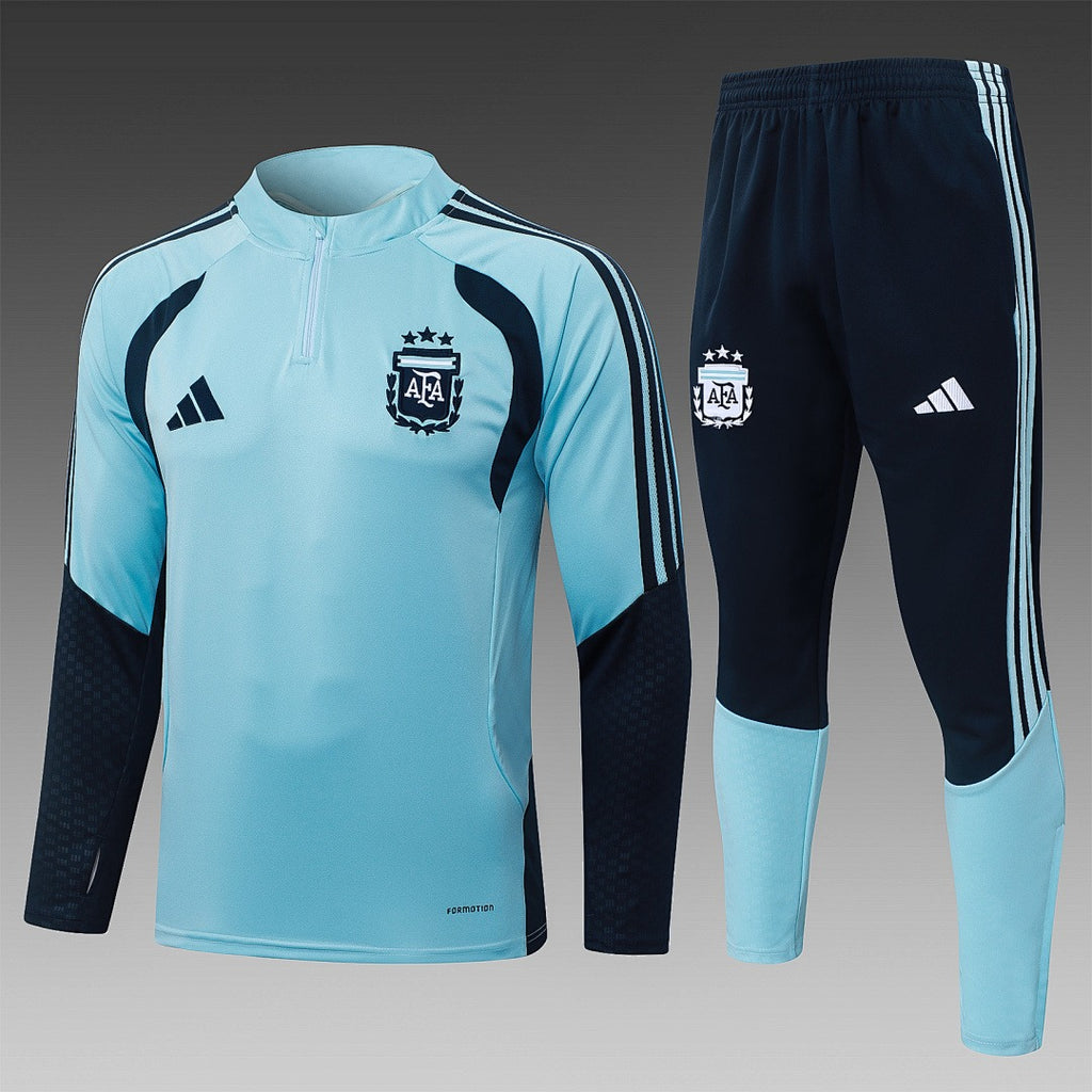 26/27 Argentina Sky Blue Tracksuit - Quarter Zip