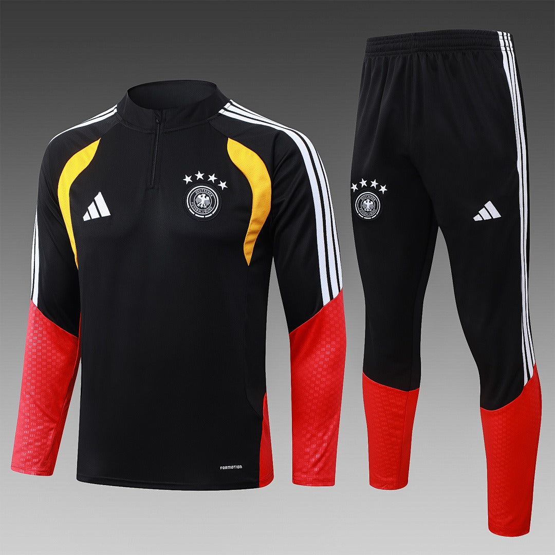26/27 Germany Black Tracksuit - Quarter Zip